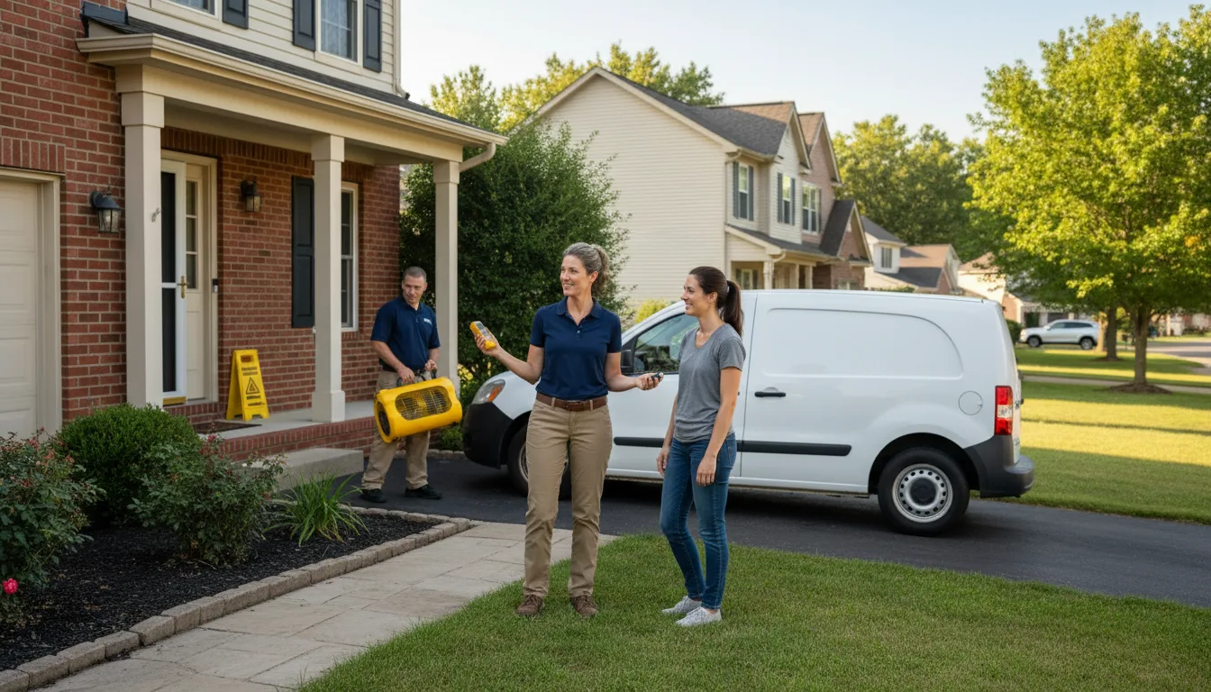 Residential water damage restoration in Saint Johns, AZ